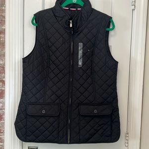 Ladies quilted puffer vest